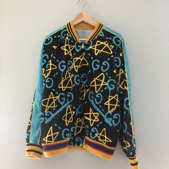 gucci ghost bomber